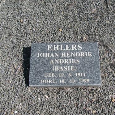 EHLERS Dirk Leonardus 1873-1950 &amp; Helena Johanna Jacoba HEYNS 1876-1958 :: EHLERS Johan Hendrik Andries 1911-1999