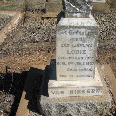 NIEKERK Lodie, van 1933-1937