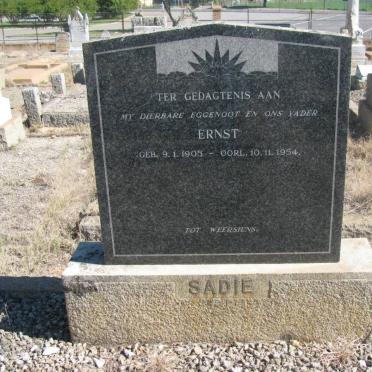 SADIE Ernst 1905-1954
