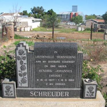 SCHREUDER Hendrik Johannes 1927-19?5