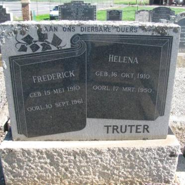 TRUTER Frederick 1910-1961 &amp; Helena 1910-1950