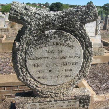 TRUTER Gert J.D. 1891-1954