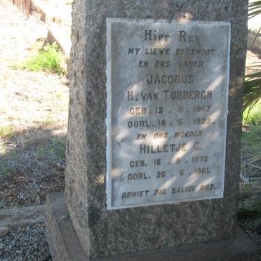 TUBBERGH Jacobus H., van 1867-1932 &amp; Hilletje G. 1875-1961