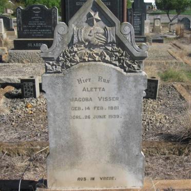 VISSER Aletta Jacoba 1881-1939