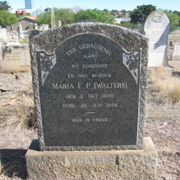 WALTERS Maria E.P. nee WALTERS 1890-1954