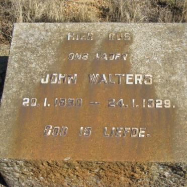 WALTERS John 1880-1929