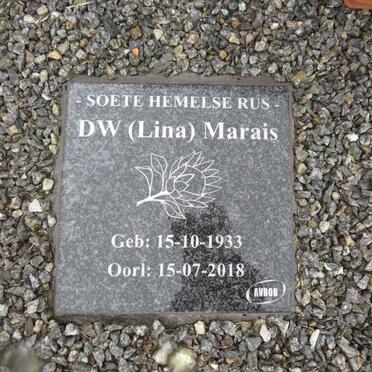 MARAIS D.W. 1933-2018