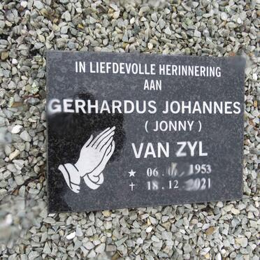 ZYL Gerhardus Johannes, van 1953-2021