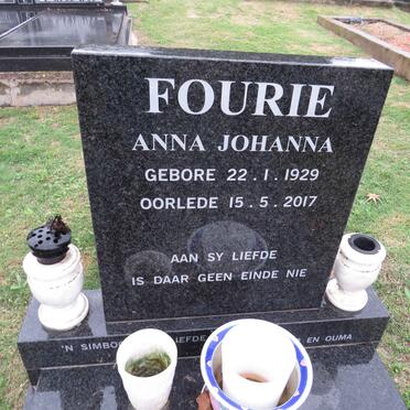 FOURIE Anna Johanna 1929-2017