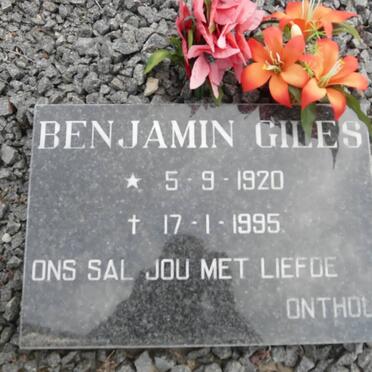 GILES Benjamin 1920-1995