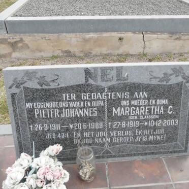 NEL Pieter Johannes 1911-1989 &amp; Margaretha C. CLAASSEN 1919-2003