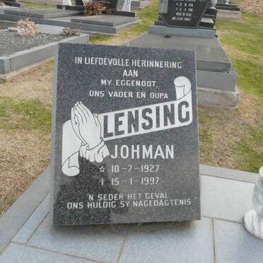 LENSING Johman 1927-1997
