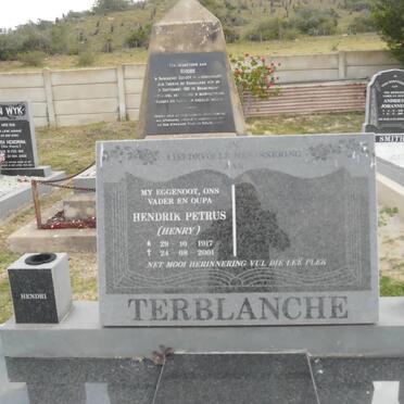 TERBLANCHE Hendrik Petrus 1917-2001