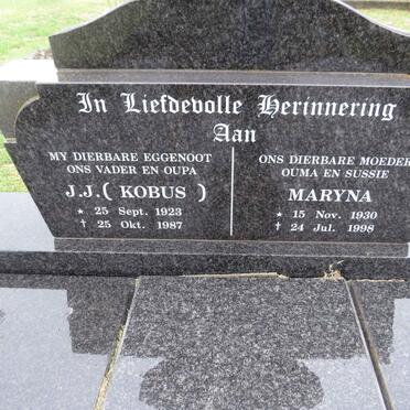 BENEKE J.J. 1923-1987 & Maryna 1930-1998 _2