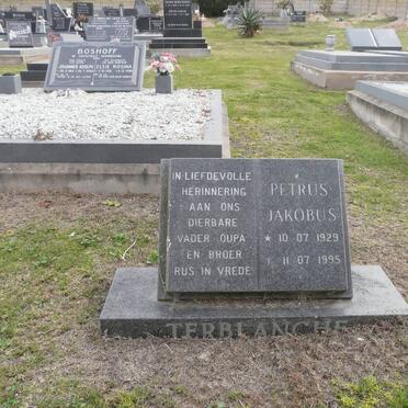 TERBLANCHE Petrus Jakobus 1929-1995
