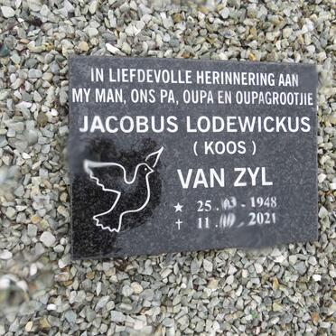 ZYL Jacobus Lodewicus, van 1948-2021