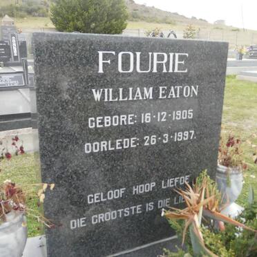 FOURIE William Eaton 1905-1997