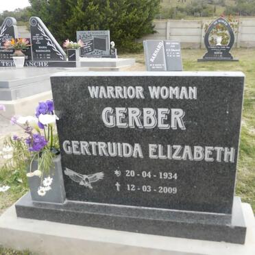 GERBER Gertruida Elizabeth 1934-2009