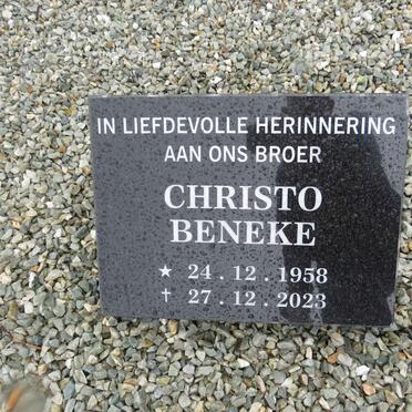 BENEKE Christo 1958-2023