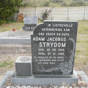STRYDOM Adam Jacobus 1905-1980