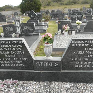 STOKES Coenraad Jacobus 1922-1990 &amp; Maria Magdalena 1921-2002