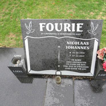 FOURIE Nicolaas Johannes 1938-2013