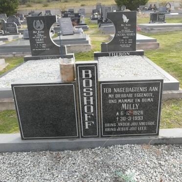BOSHOFF Milly 1926-1993