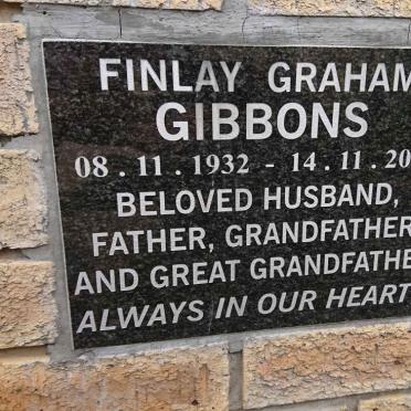 GIBBONS Finlay Graham 1932-2015