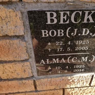 BECK J.D. 1925-2005 &amp; C.M. 1925-2014