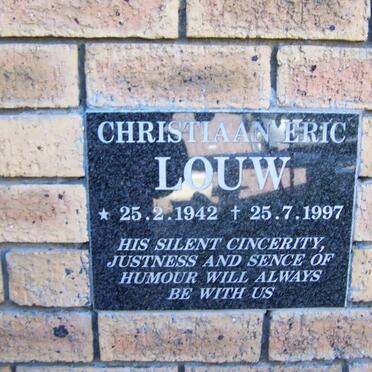 LOUW Christiaan  Eric 1942-1997