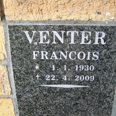 VENTER Francois 1930-2009