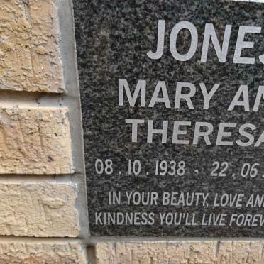 JONES Mary Ann Theresa 1938-2016