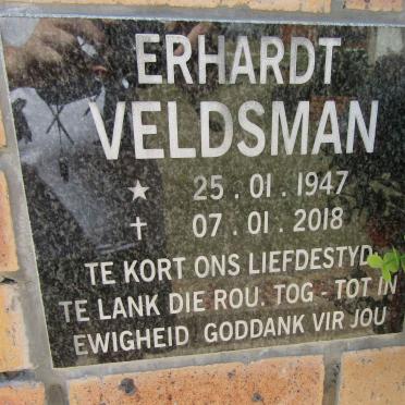 VELDSMAN Erhardt 1947-2018