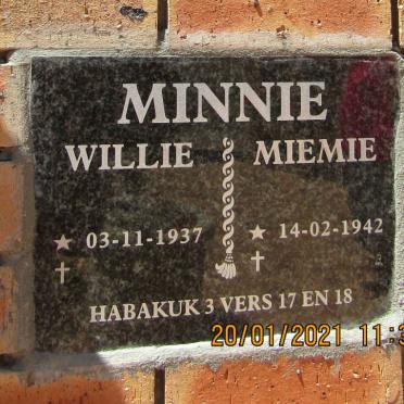 MINNIE Willie 1937- &amp; Miemie 1942-