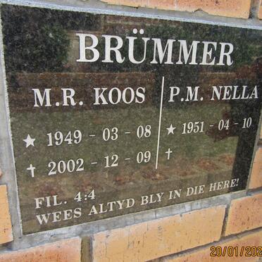 BRUMMER M.R. 1949-2002 &amp; P.M. 1951-
