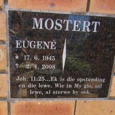 MOSTERT Eugene 1945-2008