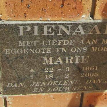 PIENAAR Marie 1961-2005