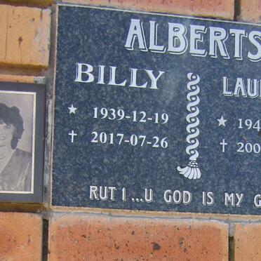 ALBERTS Billy 1939-2017 &amp; Laurika 1940-2007