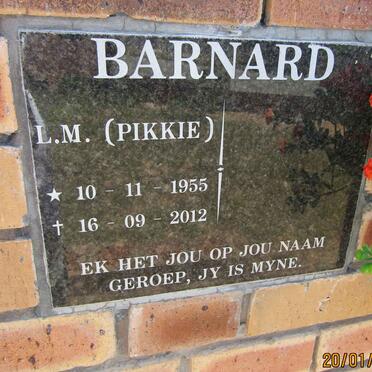 BARNARD L.M. 1955-2012