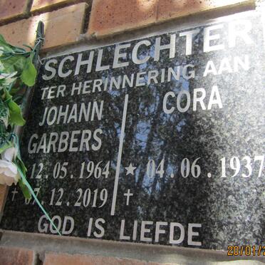 SCHLECHTER Cora 1937- :: SCHLECHTER Johann Garbers 1964-2019