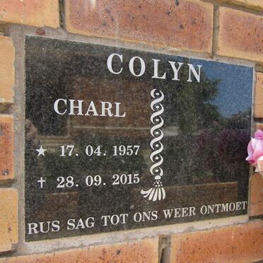 COLYN Charl 1957-2015