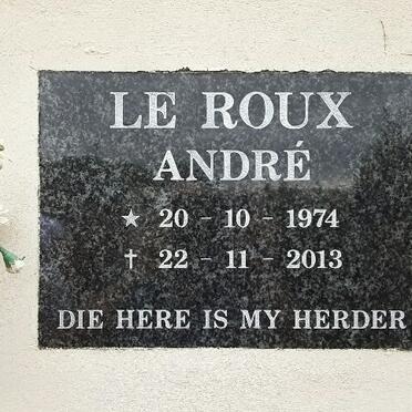 ROUX André, le 1974-2013