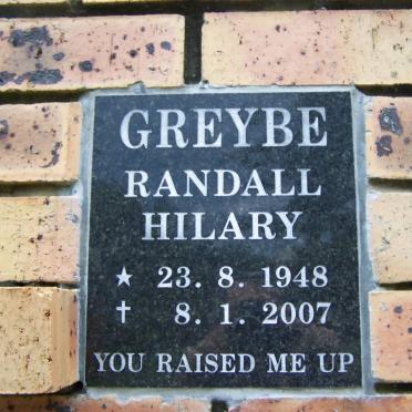 GREYBE Randall Hilary 1948-2007