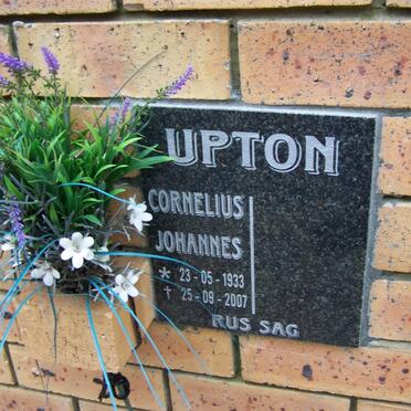 UPTON Cornelius Johannes 1933-2007
