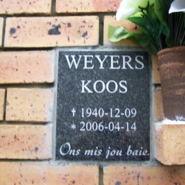 WEYERS Koos 1940-2006