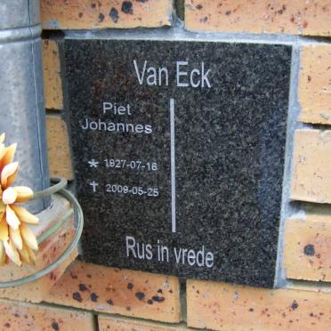 ECK Piet Johannes, van 1927-2009