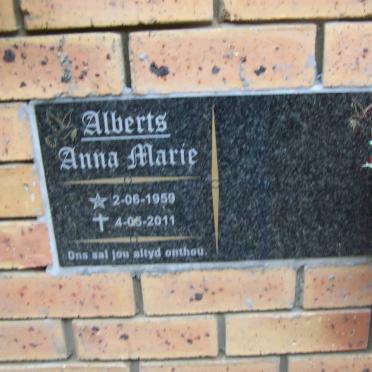 ALBERTS Anna Marie 1959-2011