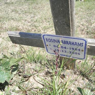 ABRAHAMS Rosina 1964-2006