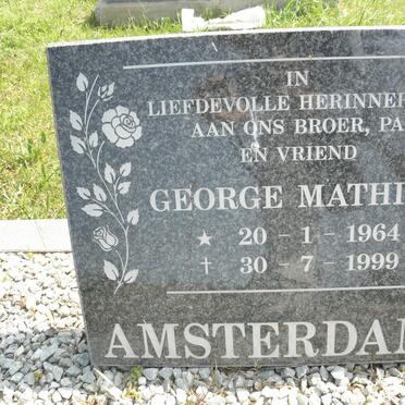 AMSTERDAM George Mathias 1964-1999