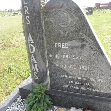 ADAMS Fred 1937-1991